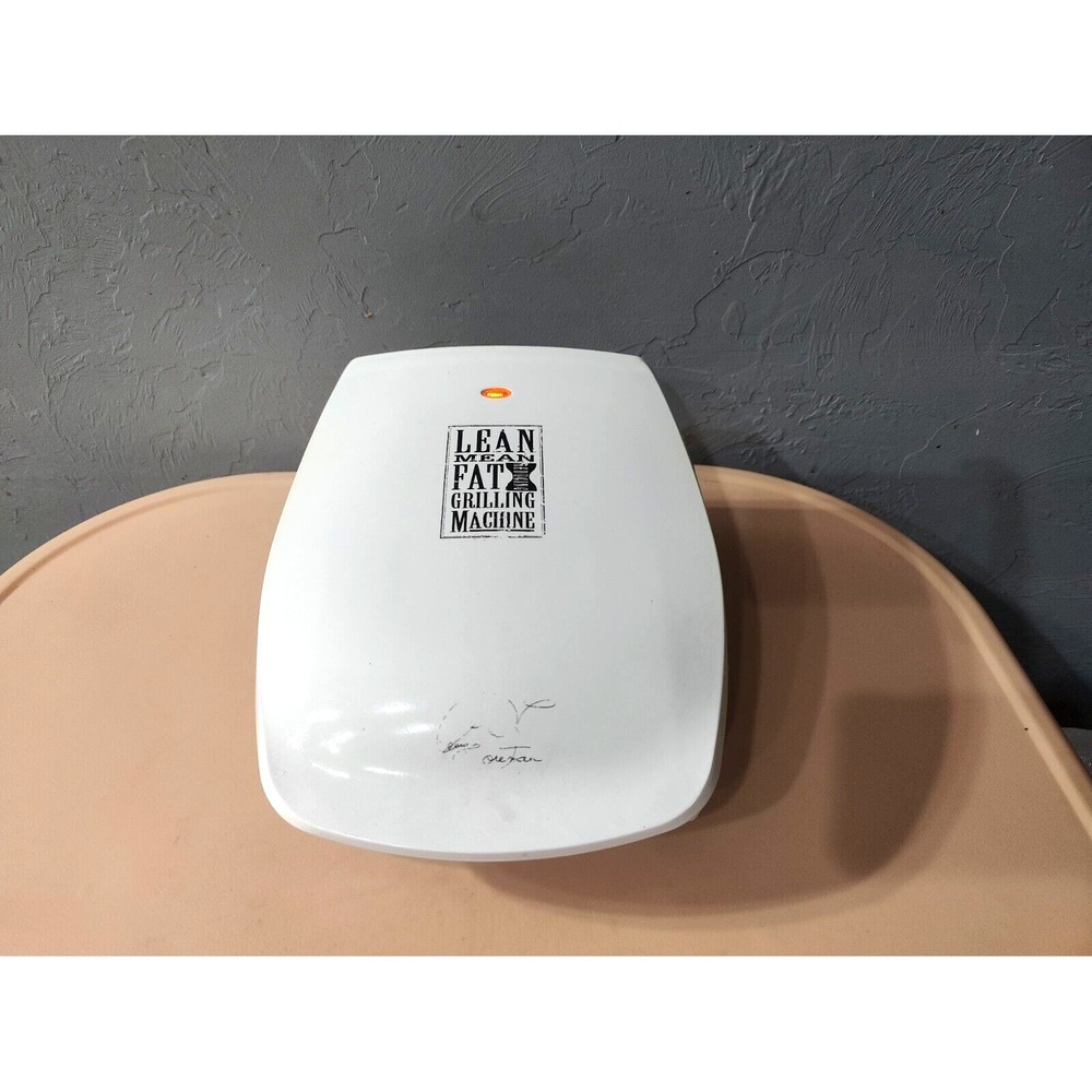 George Foreman GR-20 Lean Mean Fat Reducing Grilling Machine‎ TESTED & WORKS